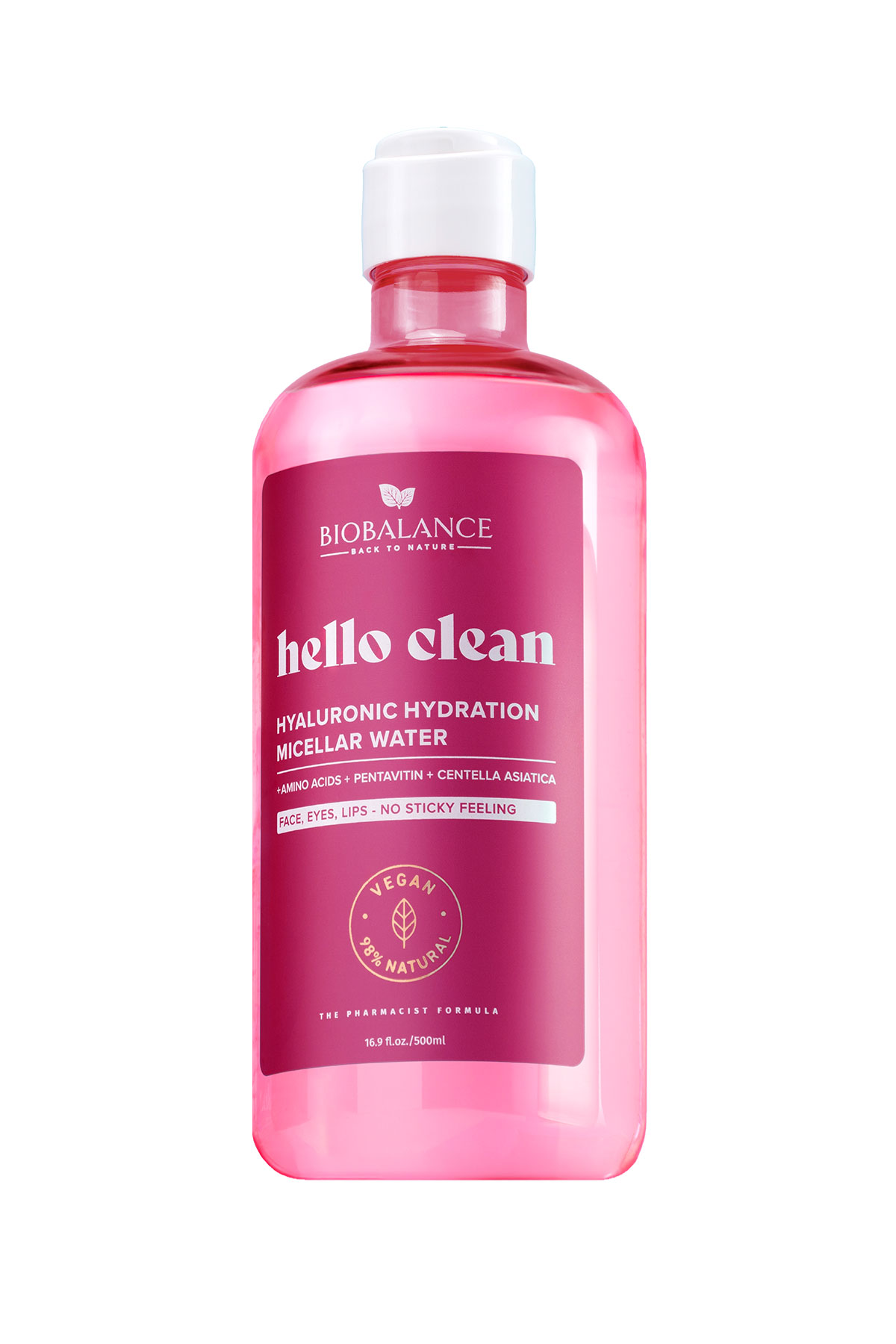 HELLO CLEAN HYALURONIC HYDRATION MICELLAR WATER