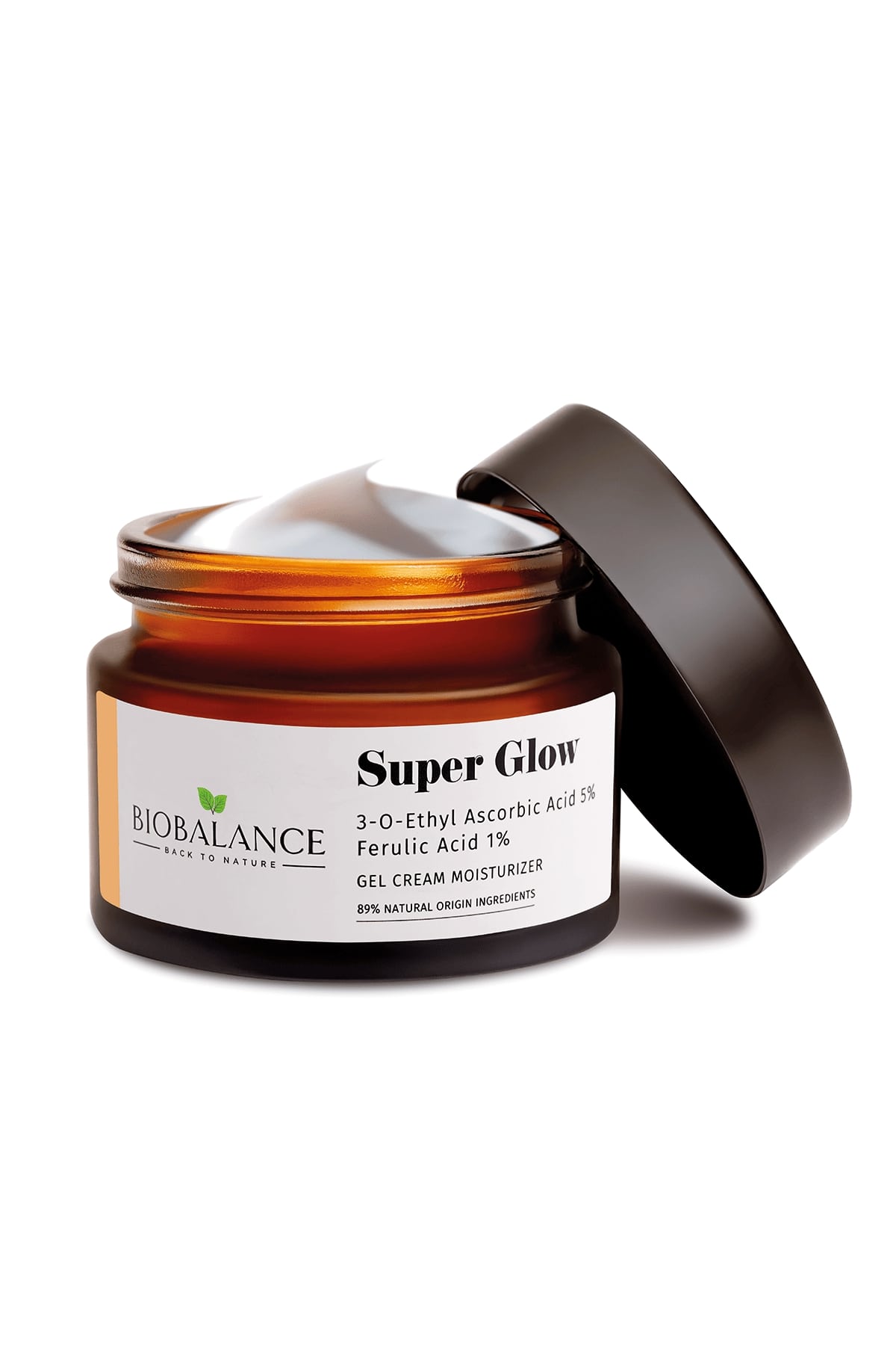 SUPER GLOW GEL CREAM MOISTURIZER 3-0-ETHYL ASCORBIC ACID 5% + FERULIC ACID 1%